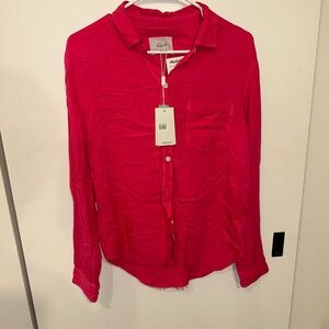 Rails Fuchsia Button-Up Shirt